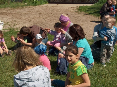 Ostatnia w tym przedszkolnym roku wycieczka Radosnych Maluchów na koniki.